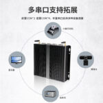 研显触控K1工控小主机整体搭载6个串口，支持连接更多工控设备通讯