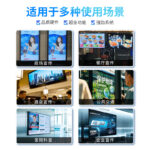 研显触控A5高清智能壁挂广告机被广泛应用于酒店商超、零售餐饮、交通枢纽、医疗教学等应用场景