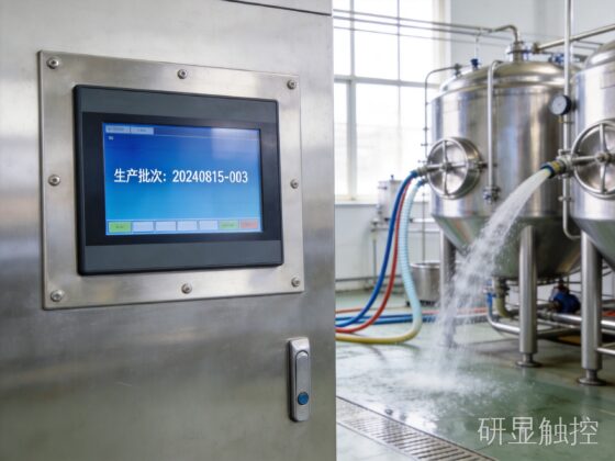 从食品医药冲洗到新能源产线监控，15.6工业显示器在不同制造场景中的选型适配逻辑