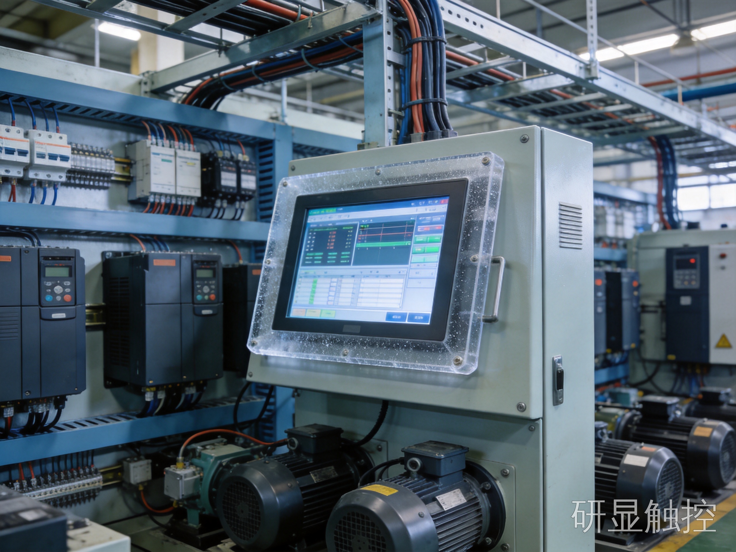 IP65与EMC认证准入标准 IP65防护工控一体机触屏在强电磁干扰车间稳定运行