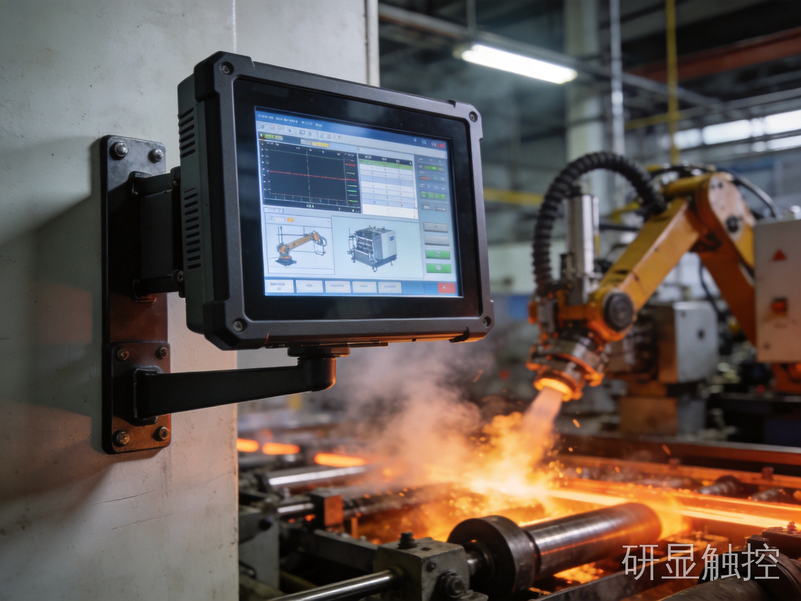 工业级替换消费级设备 壁挂固定安装工业级平板电脑宽温稳定运行