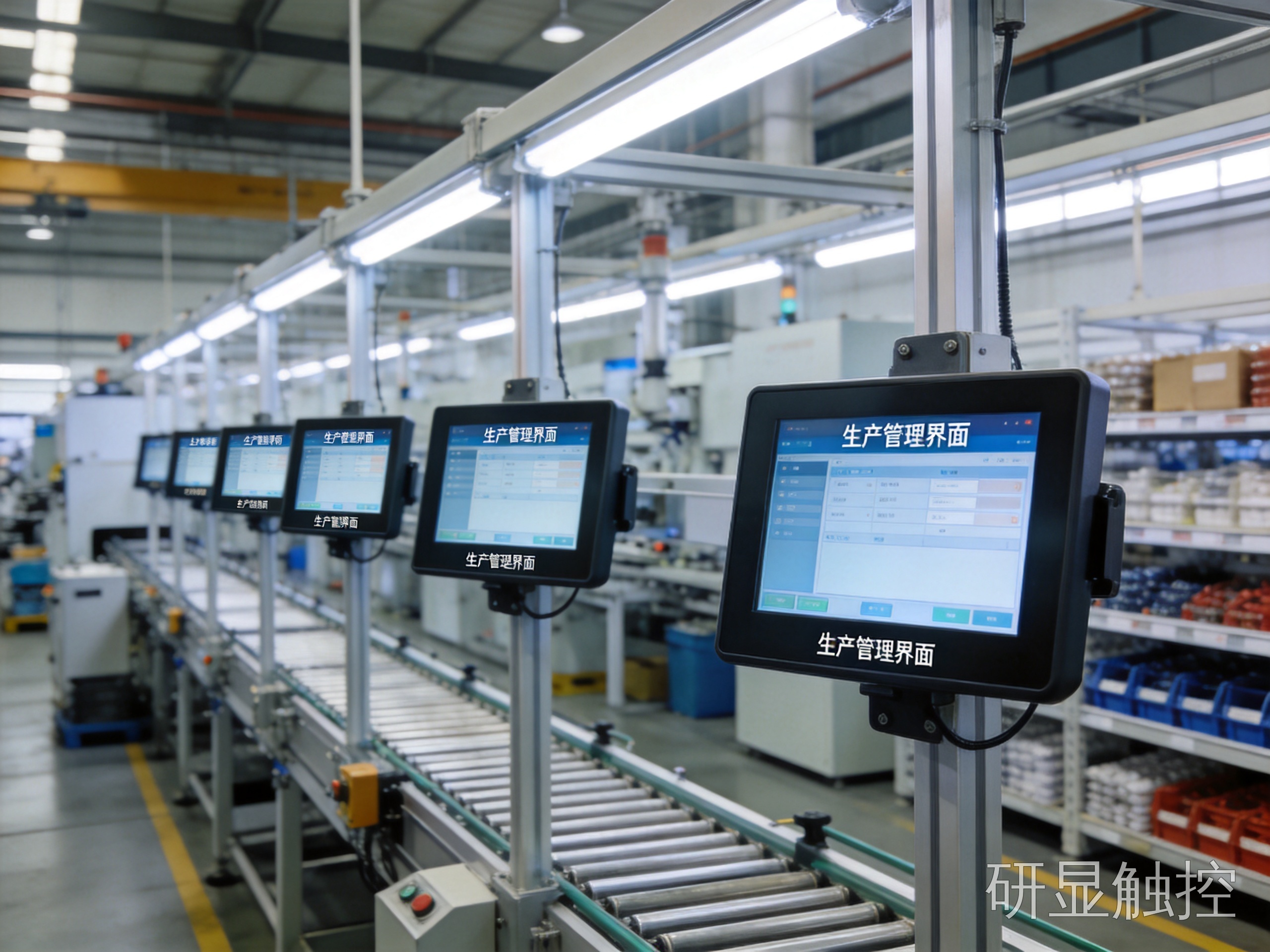 源头厂家资质保障批量交付 自动化产线多工位标准化批量部署工业平板电脑