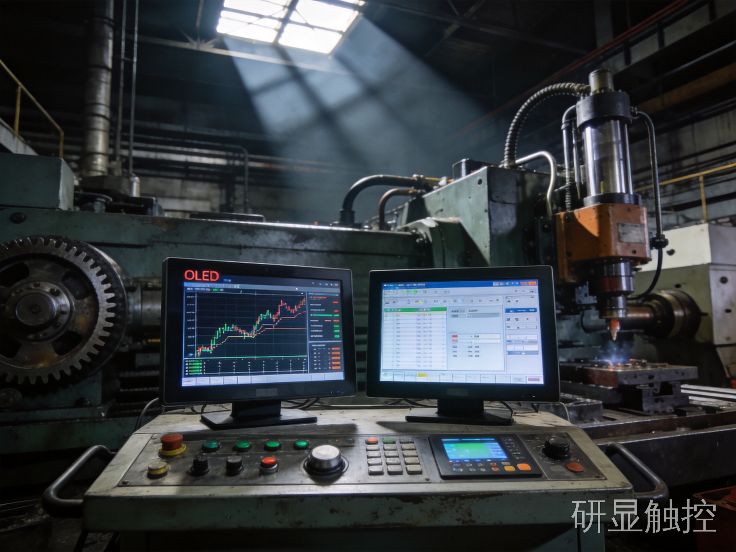 oled 与 lcd 工业显示屏在不同工位的部署差异