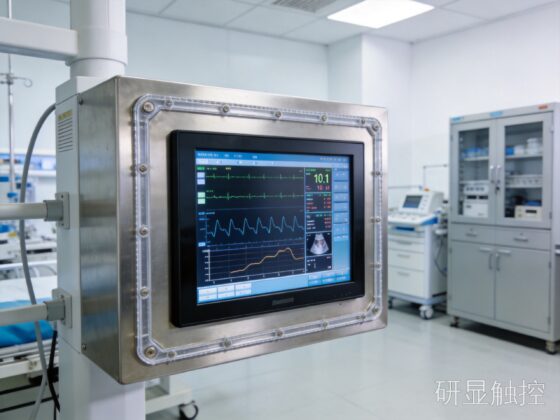 医疗设备与小型包装机械两类现场，10.1寸工业显示器嵌入式安装的差异化选型