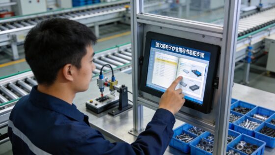 电子作业指导书标准加速落地，sop触控一体机如何承接工艺版本管控与防错留痕