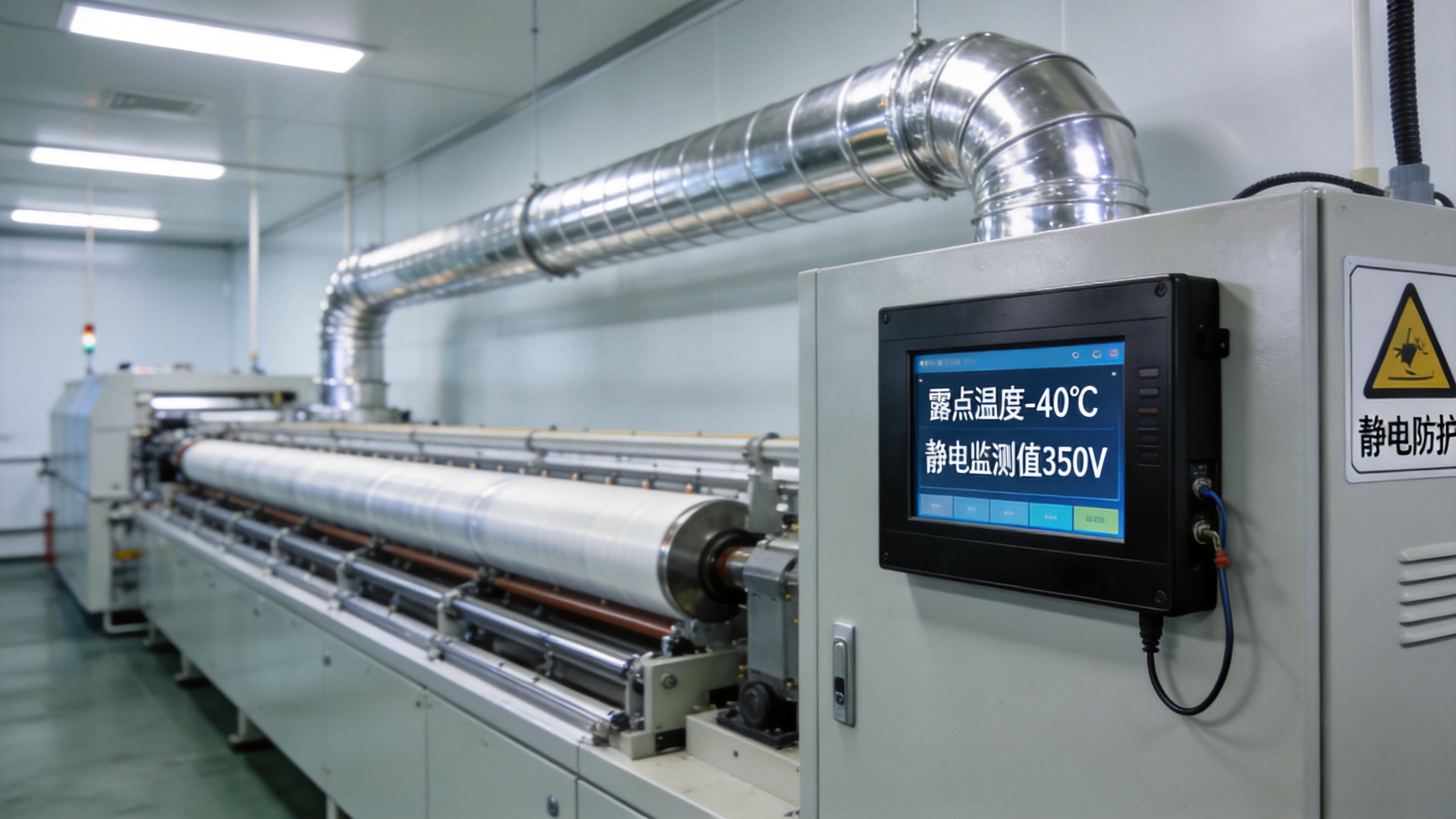 干燥间嵌入式触摸终端 电芯干燥间控制柜面板上的嵌入式工业触摸终端