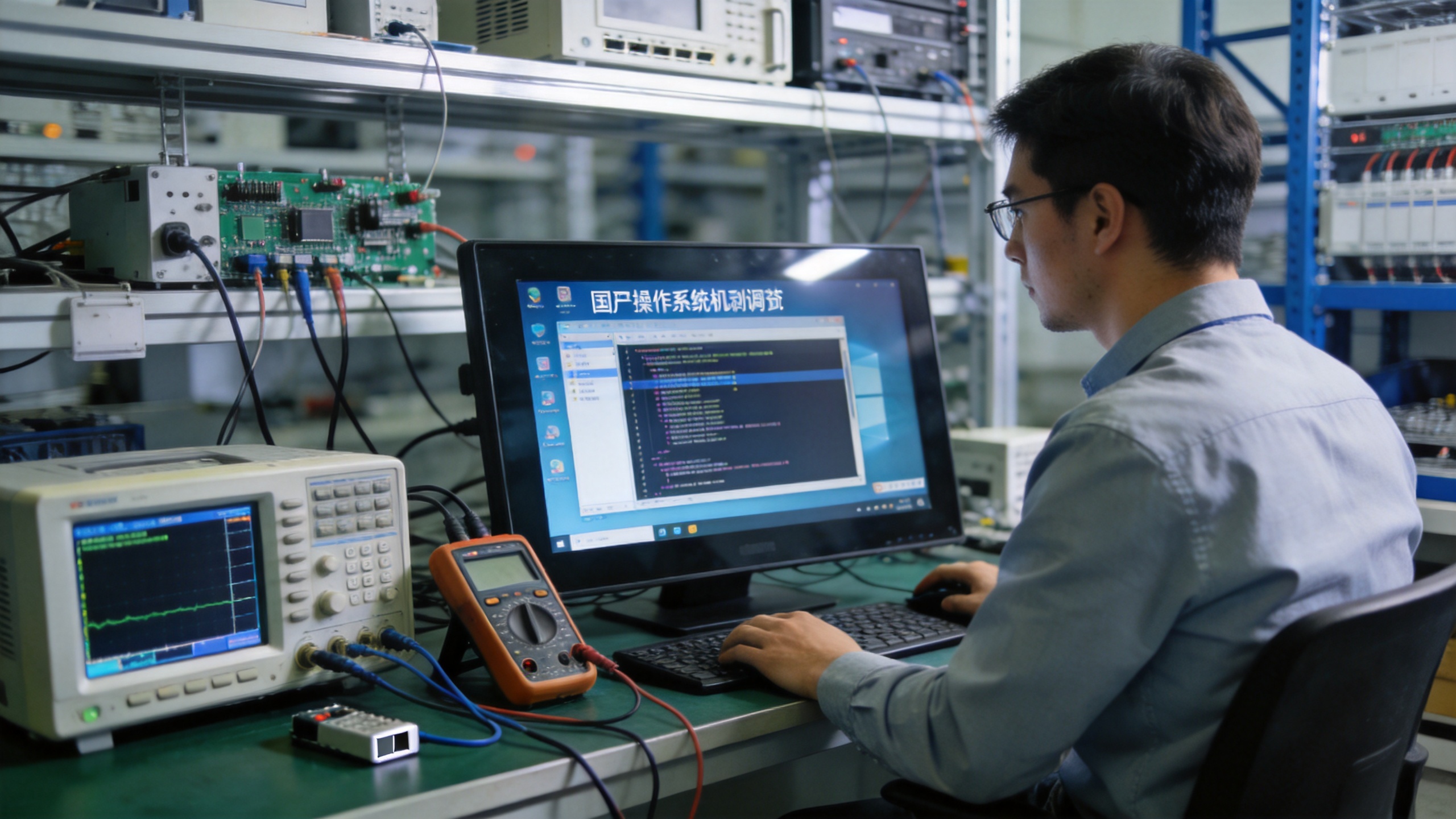 国产系统触控驱动适配调试 工程师在国产操作系统环境下调试工业一体机触控驱动