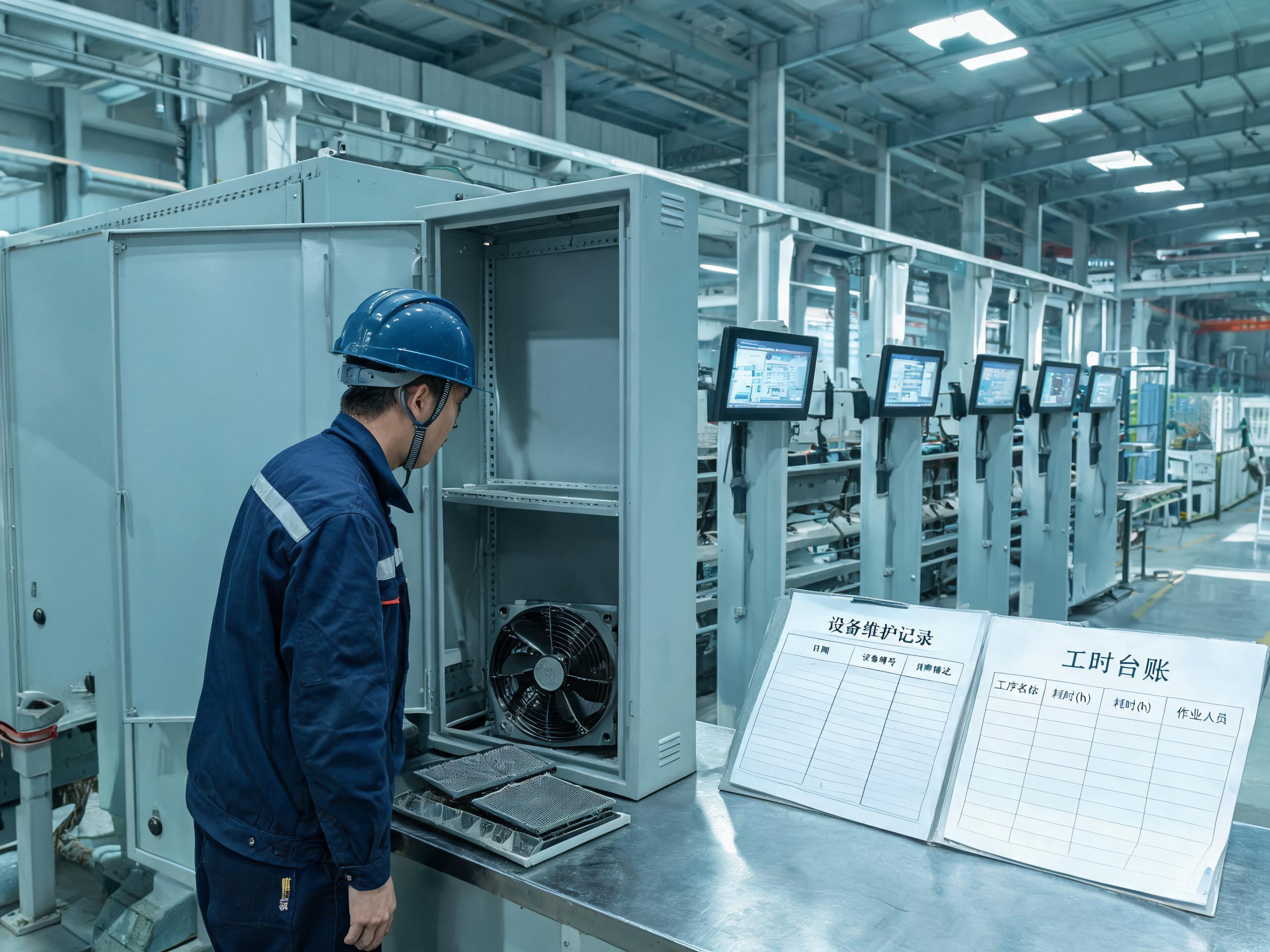 运维成本核算 产线批量部署与运维工时核算中的mes工业一体机