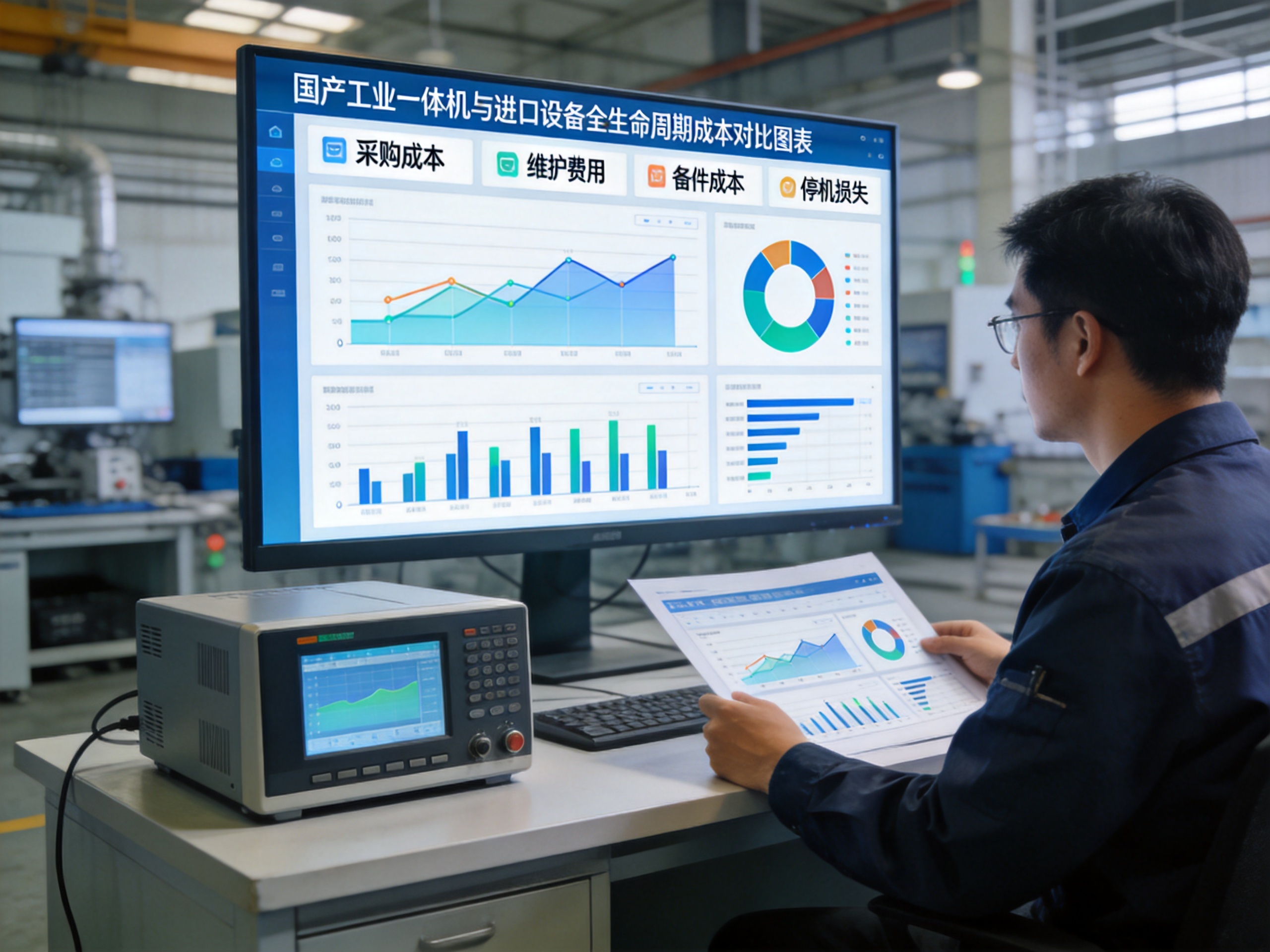 国产工业一体机成本分析 国产工业一体机全生命周期成本对比分析