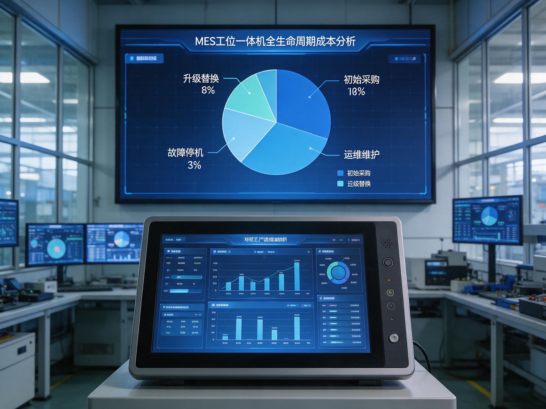 MES工位一体机全生命周期成本对比 MES工位一体机全生命周期成本对比图