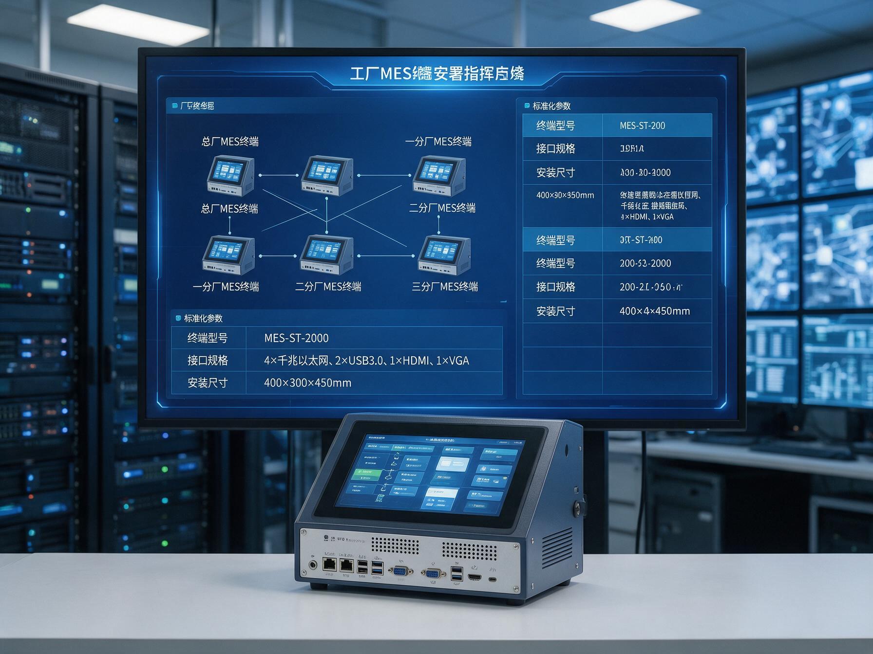 MES工位终端标准化 MES工位终端多厂区标准化部署统一接口